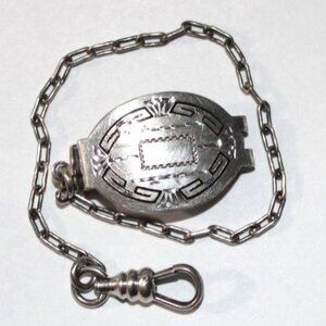 Vintage Marsh Sterling Silver Watch Fob Southwestern